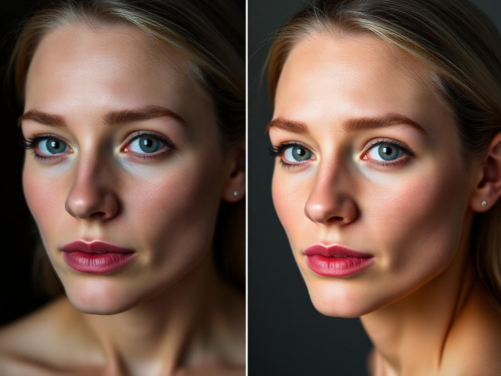 Portrait retouching